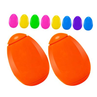 BCOATH 10pcs Easter Egg Spinning Tops Fun Fillable Easter for Boy Girl Engaging Party Favors for Boys and Girls for Egg Hunts and Celebrations