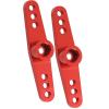 ZAWELIYO 25T Servo Arm, Aluminium Alloy CNC RC Steering Servo Arm, Easy to Install, Ideal Replacement Parts, Fit for 1/10 RC Car, CNC Accurate Machining (Red) view 3