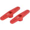 ZAWELIYO 25T Servo Arm, Aluminium Alloy CNC RC Steering Servo Arm, Easy to Install, Ideal Replacement Parts, Fit for 1/10 RC Car, CNC Accurate Machining (Red) view 4