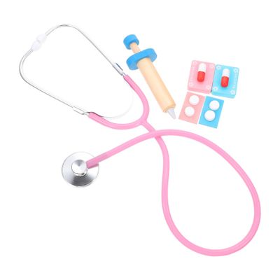 Yardwe 1set Doctor Toys for Boys and Girls Playset Cartoon Stethoscope and Pill Accessories for Pretend Play Role-Playing Fun for Birthdays and Holidays
