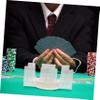 SUPVOX Sturdy Poker Card Storage 360 Rotating Poker Holder Ideal for Set Game view 4