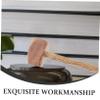 Veemoon Judge Hammer Toy Wooden Gavel Boys and Girls Role Play Accessory Preschool Judge Gavel Courtroom Playset view 3