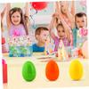 Totority 10pcs Easter Tops for Boy Girl Fun Basket Fillers for Boys and Girls for Easter Hunts and Party Favors Creative and Unique Design view 4
