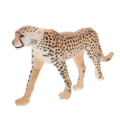 Abaodam Simulated Leopard Model Lifelike Animal Figurine for Home Decor Educational Boys and Girls Toy Unique Leopard Craft for Parties and Collectors Realistic and Design