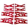 BEAXTURBO Racing Upgrade parts CNC Aluminum7075 Upper Lower suspension arms For TRAXXAS X-MAXX 1/5 8S (red) view 2