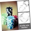 LIOOBO Poker Accessories Acrylic Roulette Chip Win Marker Wheel Marker Game for Prizes view 4