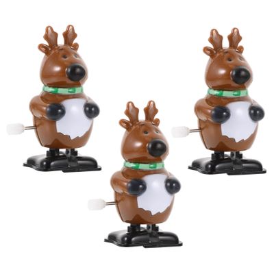 Cabilock 3pcs Christmas Wind up Toys Decorative Clockwork Toys for Boys and Girls and Adults Fun Party for Holiday Celebrations and Stocking Stuffers Safe and Sturdy Design