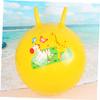 UPKOCH 1pc Inflatable Croissant with Massage Spikes Creative Exercise Toy for Boys and Girls for Balance Training Outdoor Fun Random Color view 3