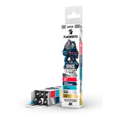 AK PLAYMARKERS SET AKM106 SPACE KNIGHT (6x)