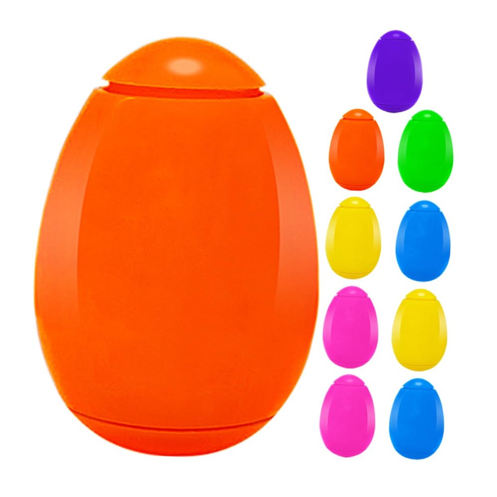 HONMEET 10pcs Easter Tops for Boy Girl Unique Easter Basket Fillers for Boys and Girls for Hunts and Party Favors