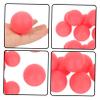 LIOOBO 100pcs Plastic Raffle Balls Red Pong Balls for Party Bulk Bingo Table Tennis view 4