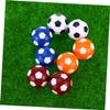 Abaodam 8pcs Table Soccer Accessories Game Balls Bright Colors for Boys and Girls and Family Fun view 2