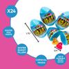 1 3/4" Bulk 48 Piece Micro Quackers Rubber Duck-Filled Easter Eggs - Great for Easter Egg Hunts and Parties view 3