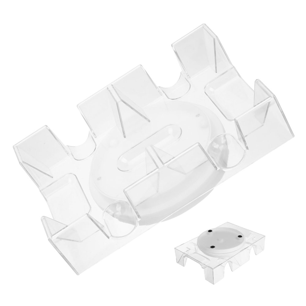 Abaodam Poker Card Holder Tray Storage Stand Rotating Plastic Card Holders for Home and Office