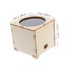 Abaodam Handmade Wooden Star Projector Kit Unfinished Light Projector for Bedroom Diy Science Craft for Boy Girl Develops Creativity and Practical Skills for Astronomy Enthusiasts view 2