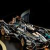 3D Racing Car Model Building Kit, 14.17 x 6.49 inches, Black and Gold Design view 1