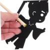 Abaodam 1set Boys and Girls Shadow Puppet Theater Kit DIY Shadow Puppets Creative Play Props for Interactive Storytelling Fun for Boy Girl Engaging Drama and Imaginative Learning view 3