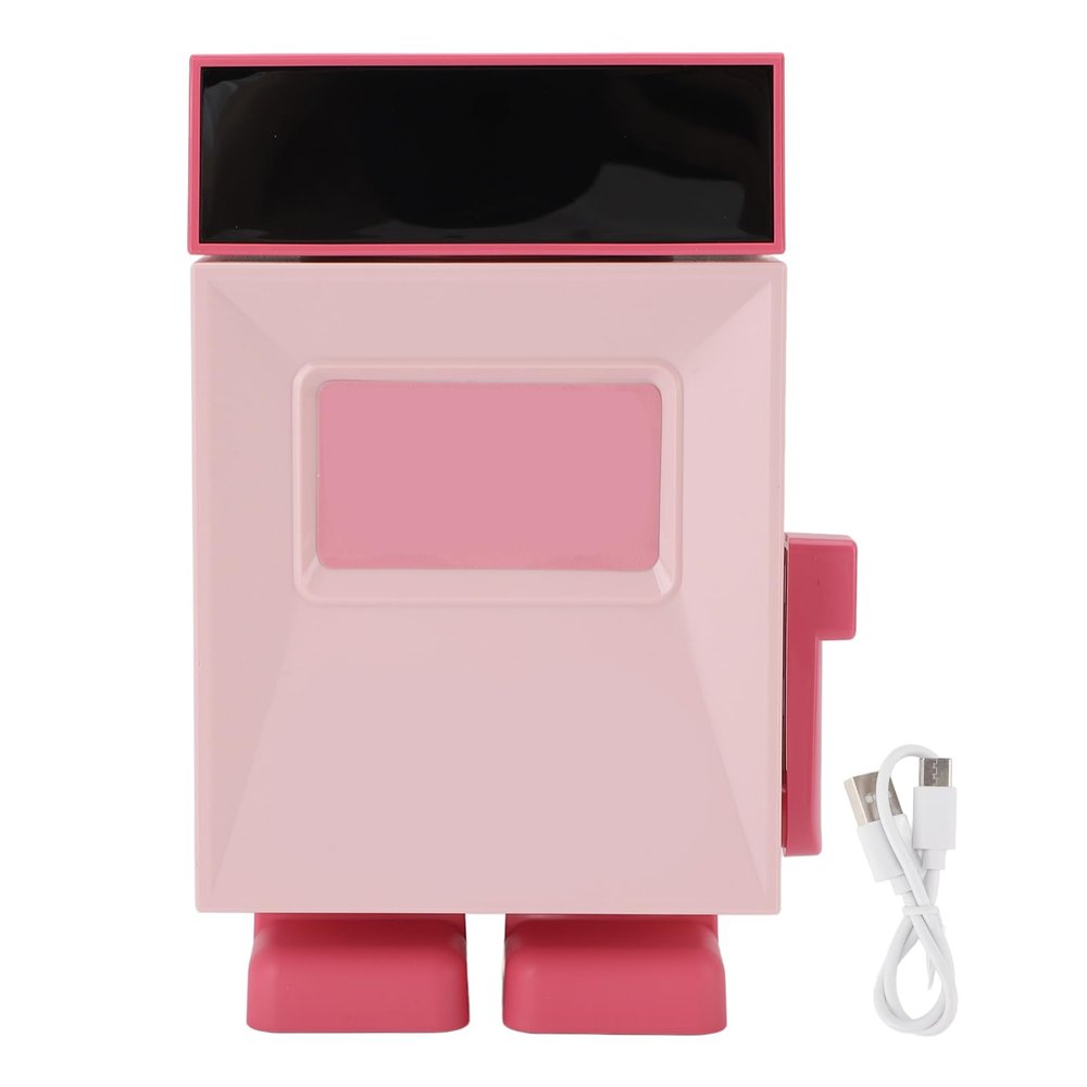 Answer Selection Machine Toy Hand Crank Machine Toy with Fun and Warmth, Suitable for Office Desk Home Decoration, After Work or Study Sessions (Roseate)