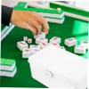 ABOOFAN Portable Set Large Capacity Plastic Storage Box with Handle Mahjong Organizing Case view 3