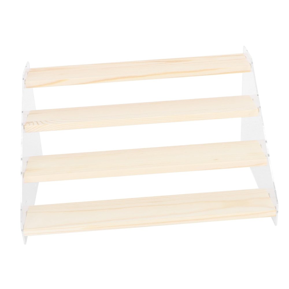 ABOOFAN Decorative Displaying Holder for Collectibles Figurine Rack for Showcasing Models and Toys Design