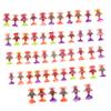 SUPVOX 50pcs Clown Spring Plaything Creative Jumping Toys for Boys and Girls Interactive Fun for Preschoolers Unique Novelty Joyful Play Fine Motor Skills and Cognitive Development view 1