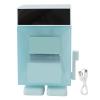 Answer Selection Machine Toy Hand Crank Machine Toy with Fun and Warmth, Suitable for Office Desk Home Decoration, After Work or Study Sessions (Roseate) (Cyan) view 1