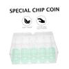 Angoily Acrylic Poker Chip Box Rectangular Storage Organizer Poker Chips Container Rack view 4
