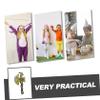 TEMPNAP Dinosaur Foam Axe Toy for Boy Girl Lightweight Cartoon Prop for Parties Halloween and Cosplay Encourages Imagination and Creativity Playtime Activities Multi view 3