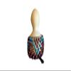 8 inches brown beaded Gourd shekere, Rhythym Music instrument, African druming gourd shaker, Musician Gifts view 1
