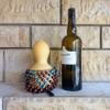 8 inches brown beaded Gourd shekere, Rhythym Music instrument, African druming gourd shaker, Musician Gifts view 3