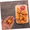 BESTonZON 10pcs Lifelike Simulated Fried Chicken Decorations Realistic Artificial Food Props for Kitchen Home and Party Use for Miniature Scenes and Creative Decor view 4