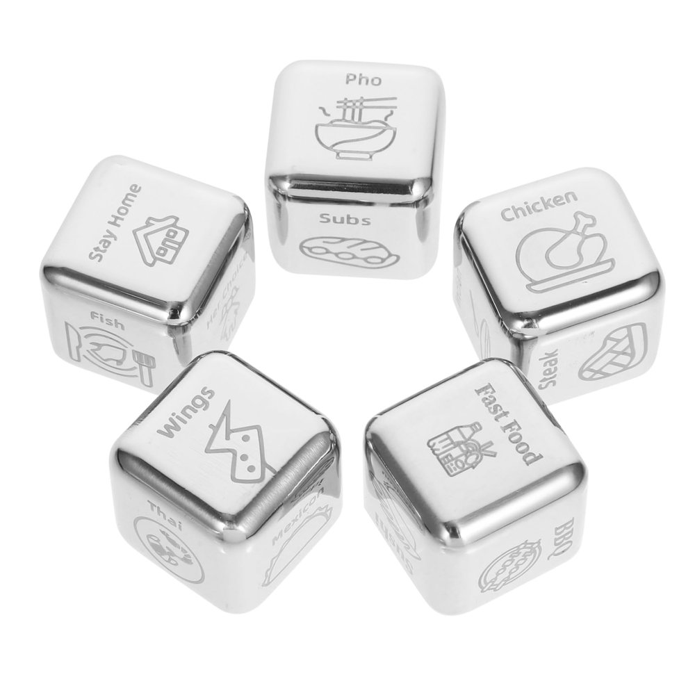 BCOATH 5pcs Unique Food Decision Toy Meal Decider Game Pocket for Foodies Entertainment