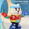 Alomejor Electric Bear Toy, Light Up and Dance with Music Portable Robot for Children with Cute Appearance view 3