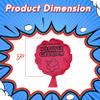 4E's Novelty 4-Pack Large Self-Inflating Whoopee Cushions, 7-Inch Whoopie Cushion Uses for Prank Cushion Toys for Kids & Adults, Durable Pink Whoopee Cushion Toy, Whoopie Pillows for Kids Fun view 4