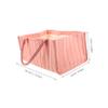 Abaodam Portable Diaper Organizer with Generous Capacity Stylish Nursery for Essentials Multi-functional Storage Basket for Diapers and Wipes for Travel and Home Use view 2