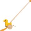 goki 54846 - Ellie Duck - Cheerful Wooden Running Toy with Waddling Gear view 1