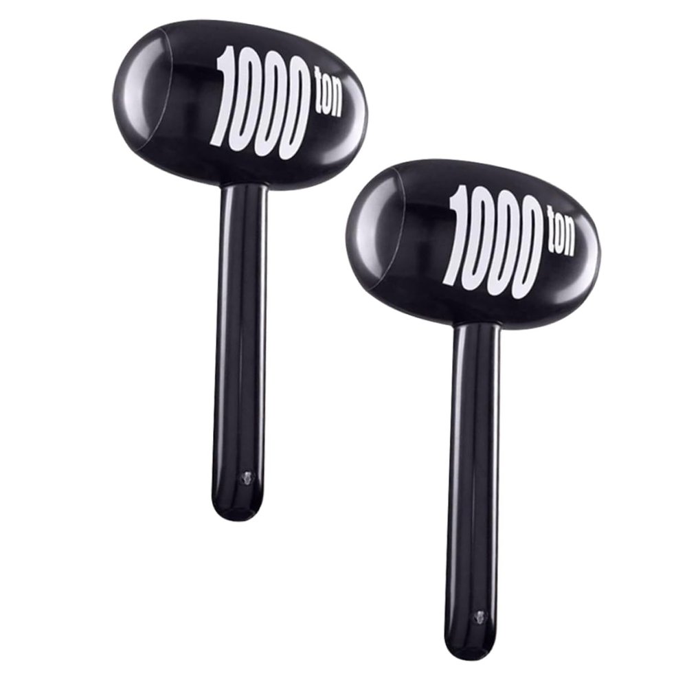 BESPORTBLE 2pcs Boys and Girls Inflatable Hammer Toy Giant Inflatable Hammer for Birthday Parties Interactive Playset for Boys and Girls Toy Gavel s for
