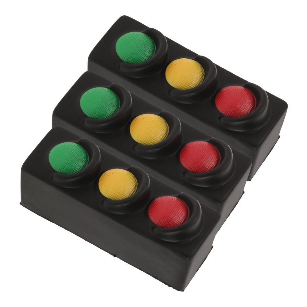 CIYODO 3Pcs Traffic Light Squeeze Traffic Signal Light Plaything Portable and Fun Relaxation for Traffic Signal Models