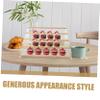 Alipis Desktop Tiered Wooden Display Stand Organizer for Models Collectibles and Decor Sturdy and Stylish Riser Shelf for Use view 4