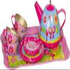 Teeservice aus Blech Funky Flowers: Tablett: 23.5 x 15.5 x 1 cm, Blech, 14 Teile, per Set view 2