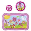 Teeservice aus Blech Funky Flowers: Tablett: 23.5 x 15.5 x 1 cm, Blech, 14 Teile, per Set view 3