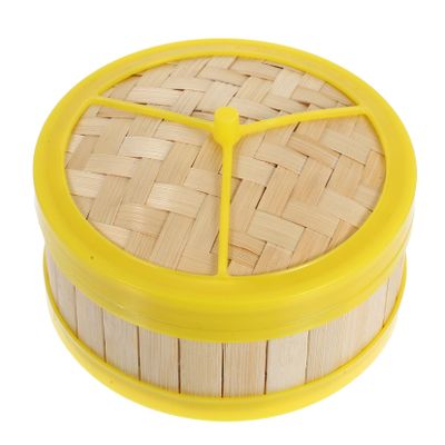 Abaodam Realistic Play Food Steamer Model Lid for Kitchen Decor Portable Simulation Steamer for Home and Restaurant Display for Party Props and Photography Settings