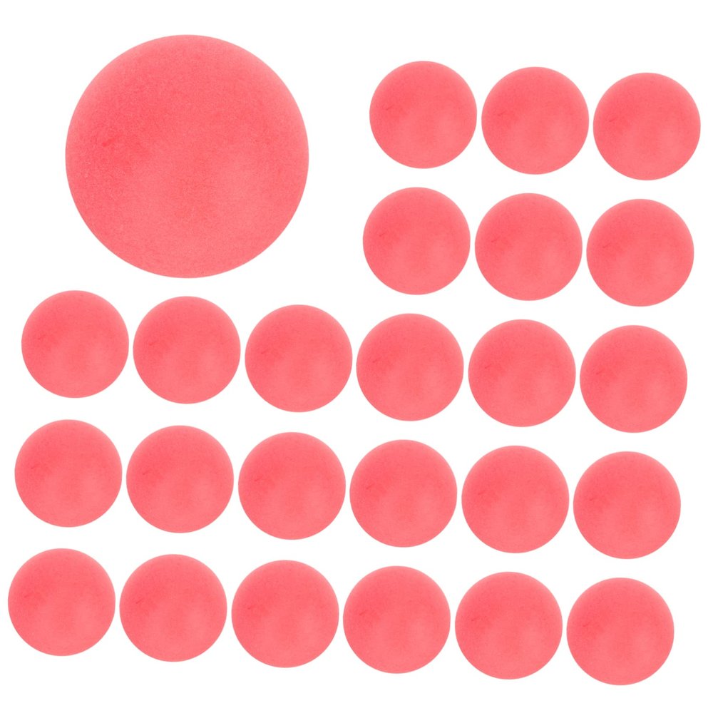 Abaodam 100pcs Reusable Plastic Table Tennis Balls Lottery Raffle Balls Pong for Eyeball Game