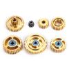 7PCS Motor Gearbox Gear Set for 1/14 for Tam-iya RC Car Tow Drag Trailer Truck Man for Scania Parts view 1
