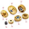 7PCS Motor Gearbox Gear Set for 1/14 for Tam-iya RC Car Tow Drag Trailer Truck Man for Scania Parts view 2