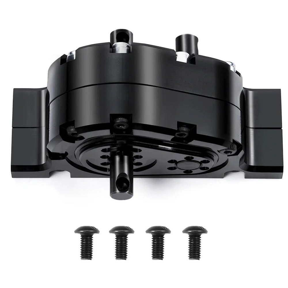 Aluminum Alloy Transfer Case Gearbox 0.8M 24T+12T Internal Gear for 1/14 for Tam-iya Truck RC Crawler DIY Parts