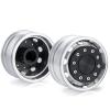 Aluminum Front Wheel Hub for Unpo-wer for Bead-Lock Wheels Rims for 1/14 for Tam-iya Truck RC Climbing Trailer Cargo Car Parts(2PCS) view 1