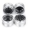 Aluminum Front Wheel Hub for Unpo-wer for Bead-Lock Wheels Rims for 1/14 for Tam-iya Truck RC Climbing Trailer Cargo Car Parts(2PCS) view 3