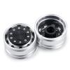 Aluminum Front Wheel Hub for Unpo-wer for Bead-Lock Wheels Rims for 1/14 for Tam-iya Truck RC Climbing Trailer Cargo Car Parts(2PCS) view 4