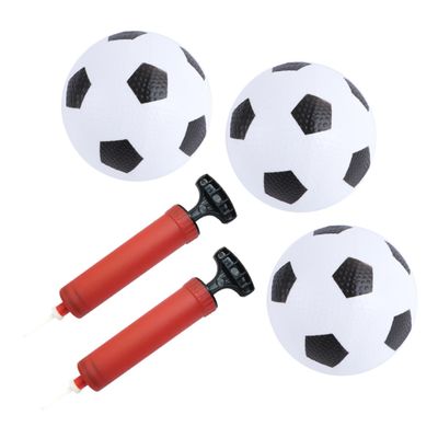 Abaodam 1set Boy Girl Inflatable Football Toy Plaything and Pumps for Indoor and Outdoor Fun Great for Boy Girl Agility and Team Games